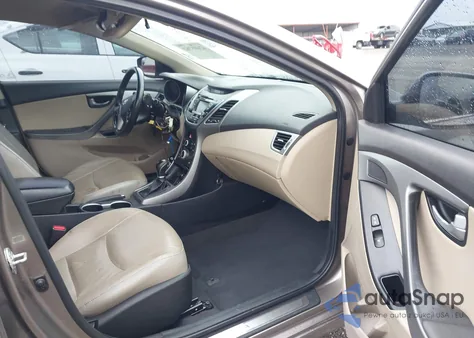 2014 Hyundai Elantra Limited from USA, damaged, VIN 5NPDH4AE6EH484388